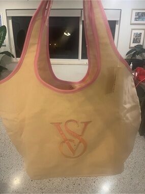Victoria’s Secret brand new tote never used Tote with Pink Trim